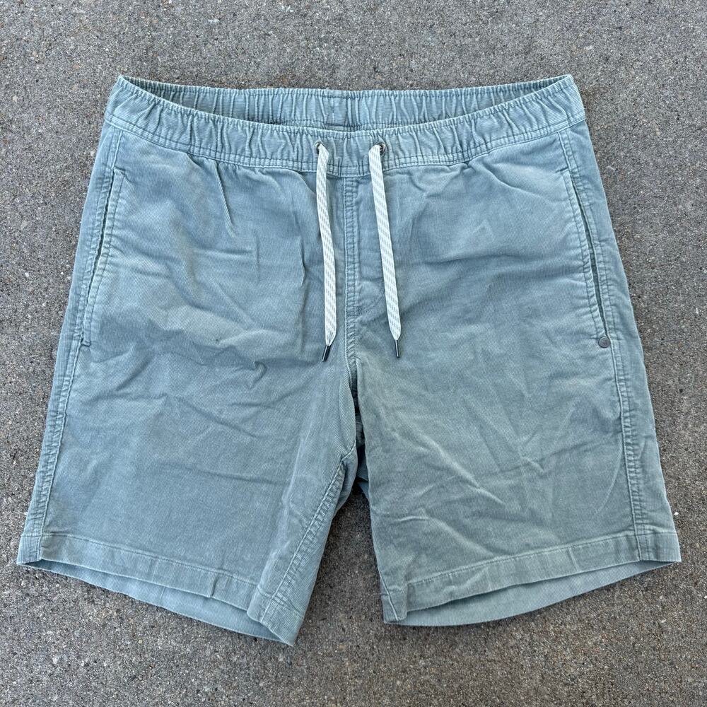 Vuori Optimist Shorts Mallorca Gray Size Corduroy Mens Large V385